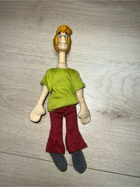Vintage Cartoon Network Scooby-Doo Shaggy Rogers Plush Doll Early 2000s